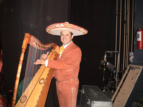 Master mariachi harpist Juan Morales