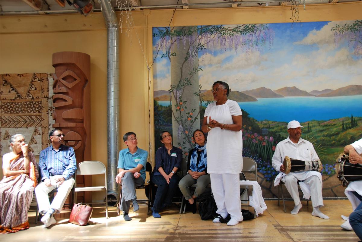 Wanda Ravernell founded Omnira Institute. Here she explains that their work is dedicated to connecting African Americans to the strong roots of their African spirituality. Lily Kharrazi/ACTA.
