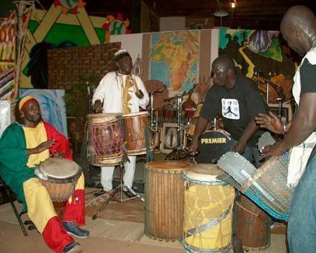 Drum classes at the WorldBeat Center